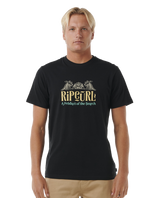 The Rip Curl Mens Horizon T-Shirt in Black