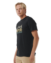 The Rip Curl Mens Horizon T-Shirt in Black