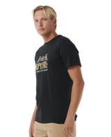 The Rip Curl Mens Horizon T-Shirt in Black