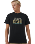 The Rip Curl Mens Horizon T-Shirt in Black