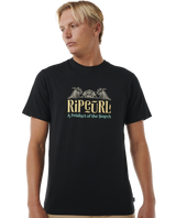 The Rip Curl Mens Horizon T-Shirt in Black