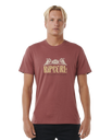 The Rip Curl Mens Horizon T-Shirt in Apple Butter