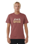 The Rip Curl Mens Horizon T-Shirt in Apple Butter