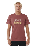 The Rip Curl Mens Horizon T-Shirt in Apple Butter