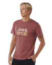 The Rip Curl Mens Horizon T-Shirt in Apple Butter