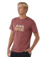 The Rip Curl Mens Horizon T-Shirt in Apple Butter