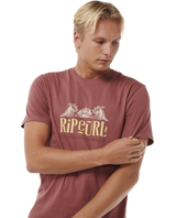 The Rip Curl Mens Horizon T-Shirt in Apple Butter