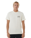 The Rip Curl Mens Down The Line T-Shirt in Bone