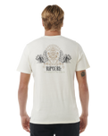 The Rip Curl Mens Down The Line T-Shirt in Bone