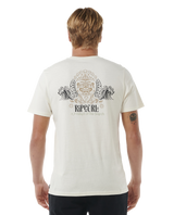 The Rip Curl Mens Down The Line T-Shirt in Bone