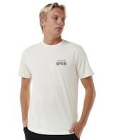 The Rip Curl Mens Down The Line T-Shirt in Bone