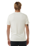 The Rip Curl Mens Up The Line T-Shirt in Bone