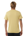 The Rip Curl Mens Up The Line T-Shirt in Straw