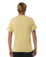 The Rip Curl Mens Up The Line T-Shirt in Straw