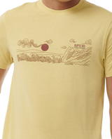 The Rip Curl Mens Up The Line T-Shirt in Straw