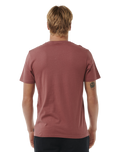 The Rip Curl Mens Up The Line T-Shirt in Apple Butter