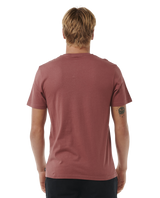 The Rip Curl Mens Up The Line T-Shirt in Apple Butter