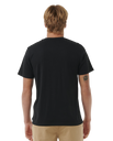 The Rip Curl Mens Horizon Badge T-Shirt in Black