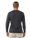 The Rip Curl Surfer Dude Long Sleeve T-Shirt in Washed Black | Available at Anns Cottage