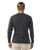 The Rip Curl Surfer Dude Long Sleeve T-Shirt in Washed Black | Available at Anns Cottage