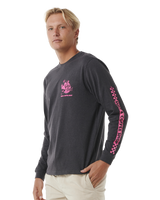 The Rip Curl Surfer Dude Long Sleeve T-Shirt in Washed Black | Available at Anns Cottage