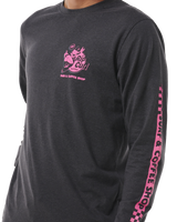 The Rip Curl Surfer Dude Long Sleeve T-Shirt in Washed Black | Available at Anns Cottage