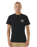 The Rip Curl Mens Staple T-Shirt in Black