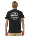 The Rip Curl Mens Staple T-Shirt in Black