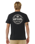 The Rip Curl Mens Staple T-Shirt in Black