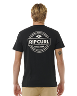 The Rip Curl Mens Staple T-Shirt in Black