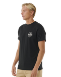 The Rip Curl Mens Staple T-Shirt in Black