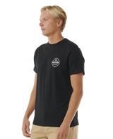 The Rip Curl Mens Staple T-Shirt in Black