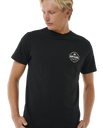 The Rip Curl Mens Staple T-Shirt in Black