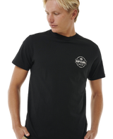 The Rip Curl Mens Staple T-Shirt in Black