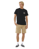 The Rip Curl Mens Staple T-Shirt in Black