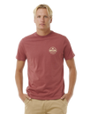 The Rip Curl Mens Staple T-Shirt in Apple Butter