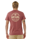 The Rip Curl Mens Staple T-Shirt in Apple Butter