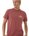 The Rip Curl Mens Staple T-Shirt in Apple Butter