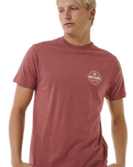 The Rip Curl Mens Staple T-Shirt in Apple Butter