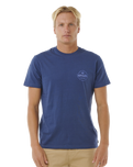 The Rip Curl Mens Staple T-Shirt in Washed Navy