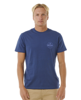 The Rip Curl Mens Staple T-Shirt in Washed Navy