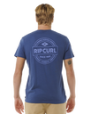 The Rip Curl Mens Staple T-Shirt in Washed Navy