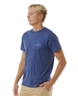 The Rip Curl Mens Staple T-Shirt in Washed Navy