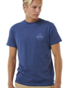 The Rip Curl Mens Staple T-Shirt in Washed Navy