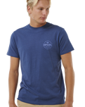 The Rip Curl Mens Staple T-Shirt in Washed Navy