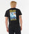 The Rip Curl Mens Eddie Would Go Poster T-Shirt in Black