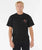 The Rip Curl Mens Eddie Would Go Retro T-Shirt in Black