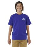 The Rip Curl Boys Boys Future Evolution Logo T-Shirt in Wild Berry