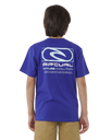 The Rip Curl Boys Boys Future Evolution Logo T-Shirt in Wild Berry