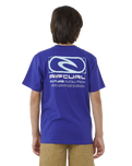 The Rip Curl Boys Boys Future Evolution Logo T-Shirt in Wild Berry